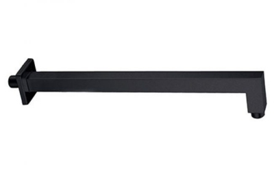 VALVEX KVADRO BLACK Ramię natrysku ścienne czarny mat