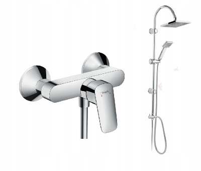 HANSGROHE LOGIS bateria natryskowa + deszczownica FERRO