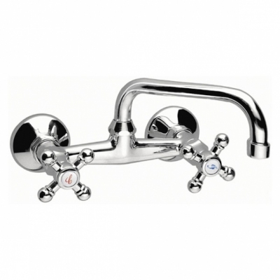 FERRO Bateria umywalkowa ścienna RETRO