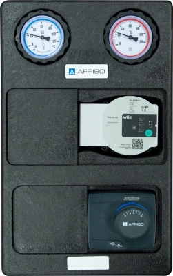 AFRISO Grupa pompowa PrimoTherm K 180-2 DN25 WP 3-WM-SM, pompa Wilo Para, zawór mieszający ARV Kvs12, siłownik ARM 343 ProClick