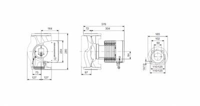 GRUNDFOS MAGNA3  50-150F elektroniczna pompa obiegowa do C.O.