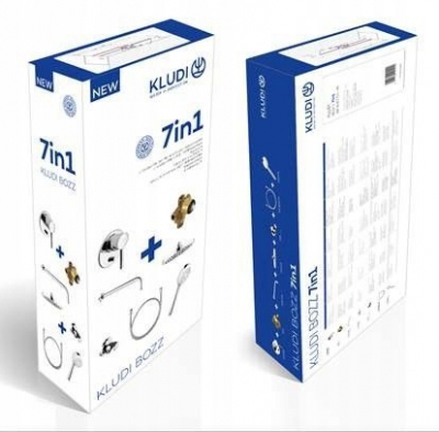 KLUDI BOZZ zestaw podtynkowy prysznicowy komplet 7w1