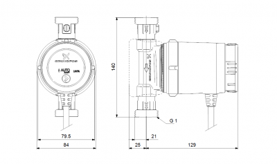 GRUNDFOS COMFORT 15-14 BXA PM pompa do curkulacji CWU
