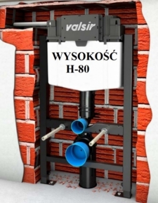 VALSIR WINNER-S stelaż wc H-80 do lekkiej zabudowy