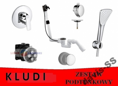 KLUDI BALANCE zestaw podtynkowy+ NAPEŁNIANIE WANNY