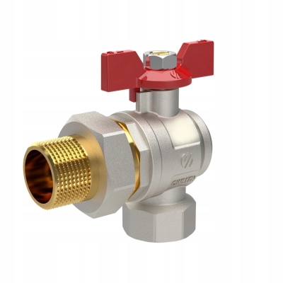 ARCO SENA zawór kulowy wodny kątowy z półśrubunkiem 1 cal DN25 754305