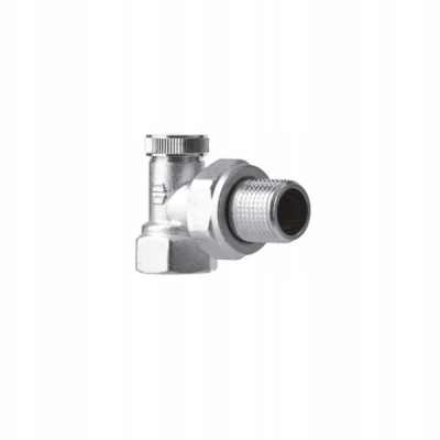 BASE zawór grzejnikowy powrotny kątowy DN15 1/2