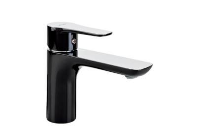 VALVEX DALI BLACK (AMADEO) Bateria umywalkowa stojąca z automatycznym korkiem spustowym