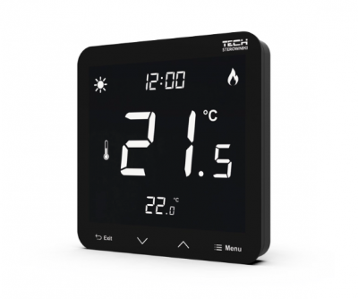 TECH ST-297Z v3 przewodowy regulator 230V CZARNY