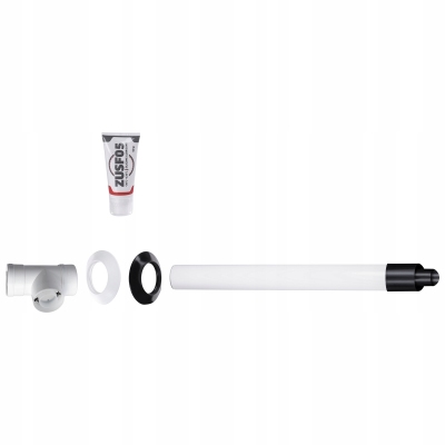 ALMEVA LIK zestaw kominowy przez ściane z trójnikiem rewizyjnym 60/100 SETKR5