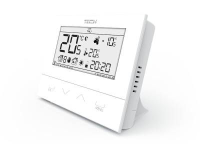 TECH ST-292 v2 Regulator BEZPRZEWODOWY pokojowy dwustanowy  (szklany panel przedni 3mm) BIAŁY