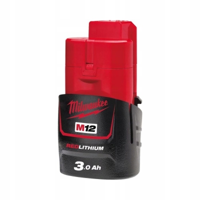 MILWAUKEE M12 B3 - Akumulator M12 , Li-ion 12 V, 3.0 Ah 4932451388