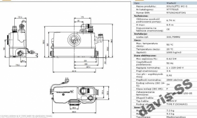 GRUNDFOS SOLOLIFT 2 WC-3 pompa rozdrabniająca