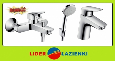HANSGROHE LOGIS umywalkowa + wannowa + Croma ZESTAW