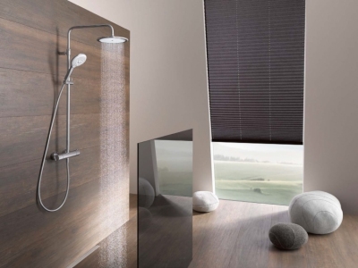 KLUDI FRESHLINE dual shower system  z termostatem , deszczownica 250 mm