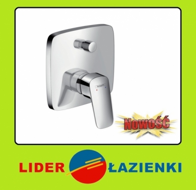HANSGROHE LOGIS bateria wannowa podtynkowa , element zewnętrzny CHROM