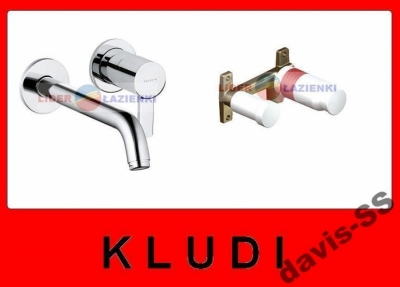 KLUDI ZENTA bateria umywalkowa podtynkowa 220 mm + element podtynkwoy