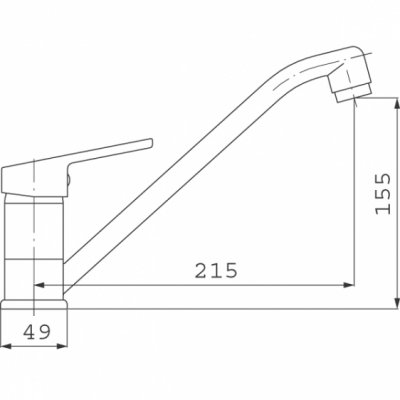 FERRO Bateria zlewozmywakowa stojąca SMILE