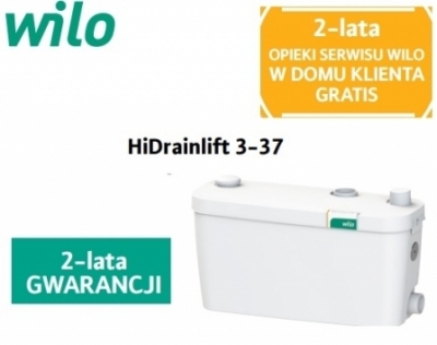 WILO HiDrainlift 3-37 pompa do zmywalki , pralki do 75°C