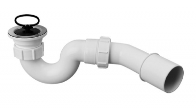 McALPINE HC25-POL  Syfon brodzikowy, bez możliwości czyszczenia od góry.