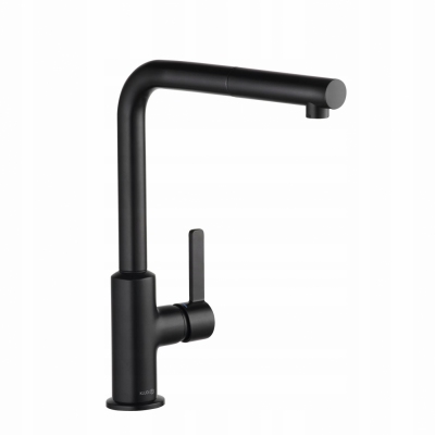 KLUDI L-INE S bateria kuchenna zlew. czarny mat