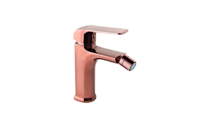 VALVEX AURORA ROSE GOLD Bateria bidetowa stojąca z korkiem spustowym