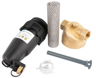 AFRISO ADS 180 HP Magnetyczny separator zanieczyszczeń do pomp ciepła, GW G1