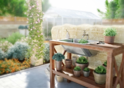 DEANTE Bateria do zimnej wody 1/2'' z aeratorem i adapterem