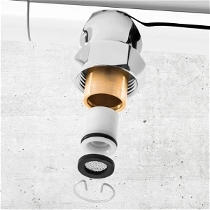 DEANTE LIMA Bateria kuchenna z wyciąganą wylewką 2 rodzaje strumieni CZARNA