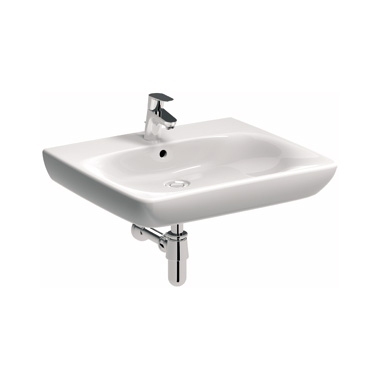 KOŁO Umywalka NOVA PRO BEZ BARIER 65 cm dla osób niepełnosprawnych, z otworem, bez przelewu