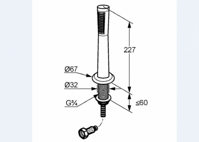 KLUDI A-QA ZESTAW NATRYSKOWY