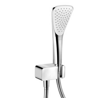 KLUDI FIZZ zestaw natryskowy z zintegrowanym przyłączem kątowym