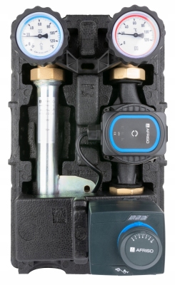 AFRISO rozdzielacz + 2 grupy pompowe PrimoTherm K 180-1 + 180-2 DN25
