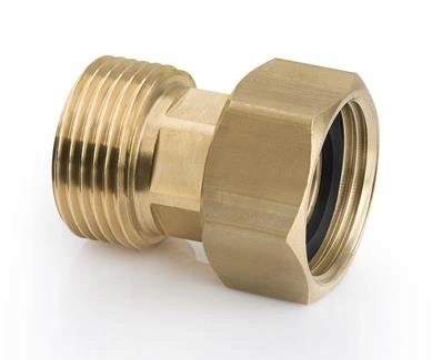 Półśrubunek mosiężny równoprzelotowy 3/4 x 3/4