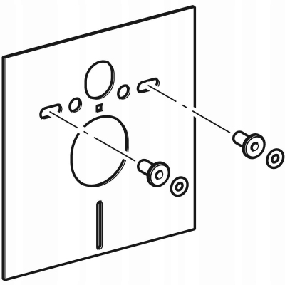 GEBERIT uszczelka przekładka miska WC bidet stelaż