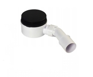 McALPINE Syfon brodzikowy fi 90 CZARNY MAT