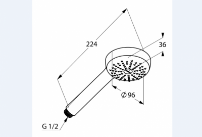 KLUDI LOGO RĄCZKA NATRYSKU 1S DN 15