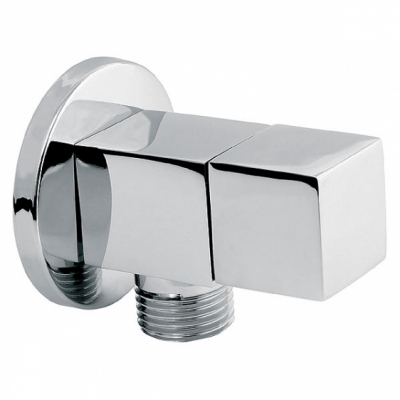 FERRO Blue Zawór kątowy Quadro G1/2x1/2, rozeta