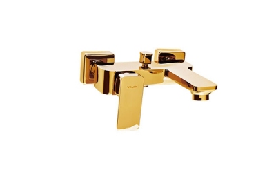 VALVEX LOFT GOLD bateria wannowa ścienna