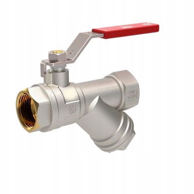 ARCO SENA zawór kulowy wodny 1/2 cala DN15 z filtrem 752303