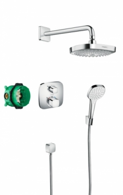 HANSGROHE Podtynkowy zestaw prysznicowy z termostatem Croma Select E/ Ecostat E
