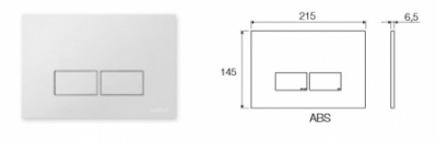 VALSIR WINNER-S przycisk do stelaża kolor chrom mat model P3