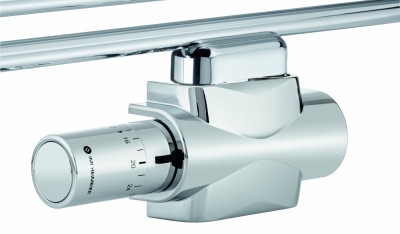 HEIMEIER Multilux 4 – Zestaw termostatyczny z Halo CHROM