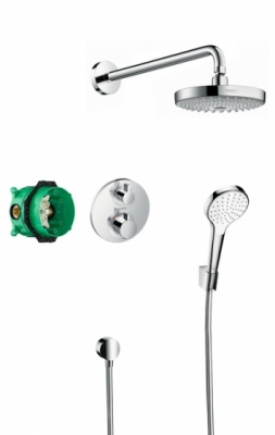 HANSGROHE Podtynkowy zestaw prysznicowy Croma Select S/ Ecostat S