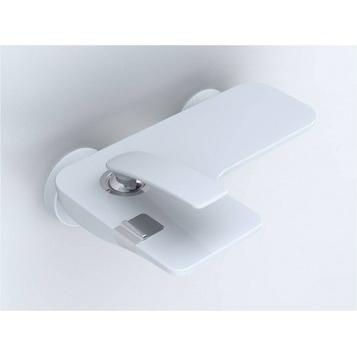 KLUDI BALANCE bateria wannowa ścienna BIAŁA / CHROM