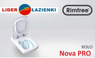 KOŁO NOVA PRO RIMFREE miska wisząca + deska wolnoopadająca