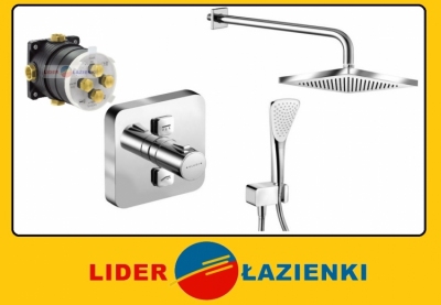 KLUDI PUSH zestaw podtynkowy prysznicowy z TERMOSTATEM