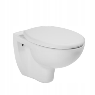 BASE miska wisząca RIMLESS z deską wolnoopadającą, bezkołnierzowa