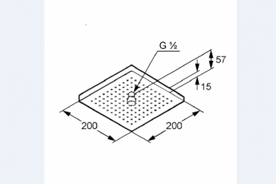 KLUDI A-QA GŁOWICA NATRYSKU DN 15