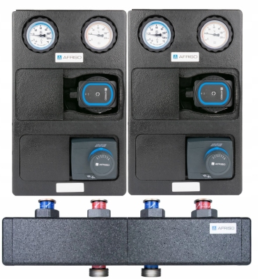 AFRISO rozdzielacz +2 grupy pompowe PrimoTherm K 180-2 z pompą i siłownik